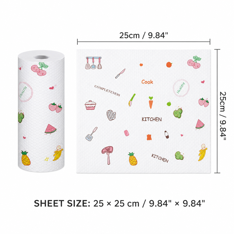 🔥Hot Sale 49% OFF🔥Reusable Kitchen Cleaning Cloth Roll♻