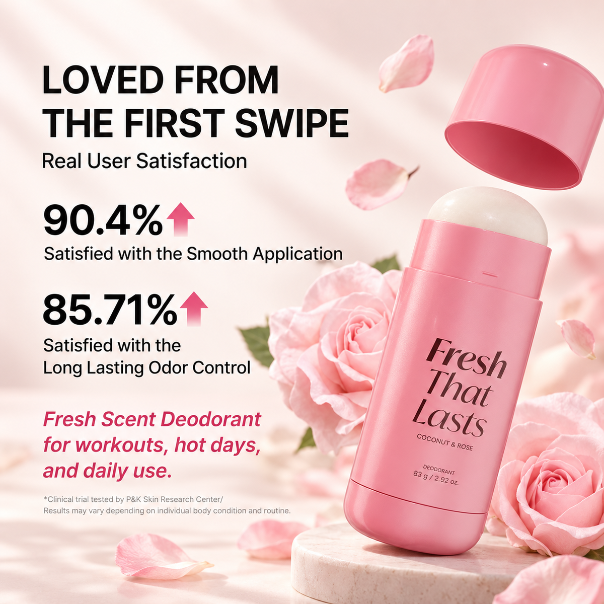 Deodorant Coconut & Rose Fresh That Lasts