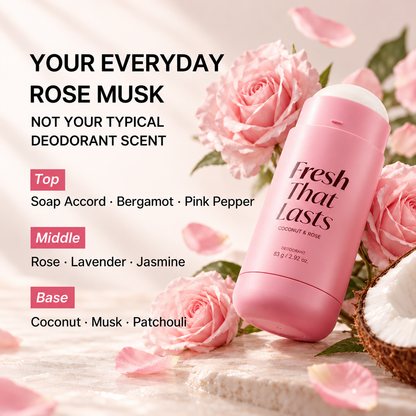 Deodorant Coconut & Rose Fresh That Lasts