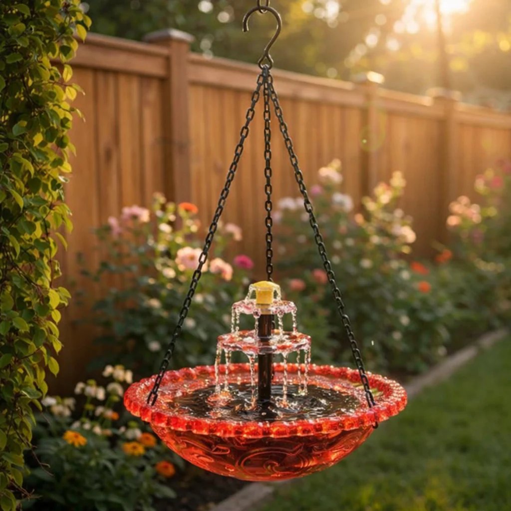 🔥🔥Solar Cascade Hanging Bird Bath Fountain🎁Buy 2 Free Shipping