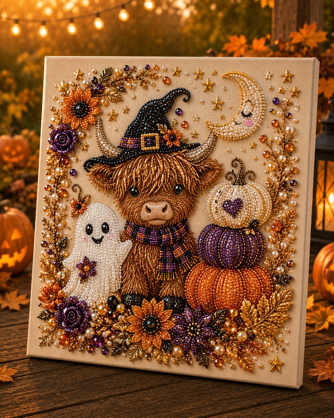 🔥LAST DAY 60% OFF🎁👻 Halloween Pearl Art DIY Kit – Create a Spooky-Cute Masterpiece