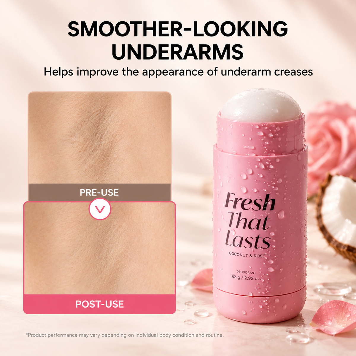 Deodorant Coconut & Rose Fresh That Lasts