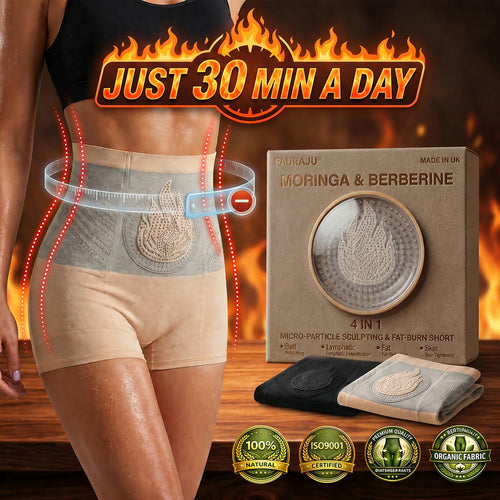2026 Moringa and Berberine 4-in-1 Micro-Particle Shaping & Fat Burning Shorts