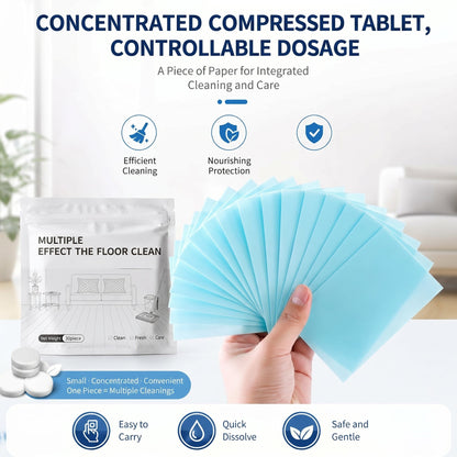 🔥LAST DAY 60% OFF🎁Multiple Effect The Floor Clean Tablets for Mopping, Quick Shine Cleaner