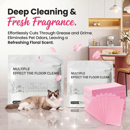 🔥LAST DAY 60% OFF🎁Multiple Effect The Floor Clean Tablets for Mopping, Quick Shine Cleaner