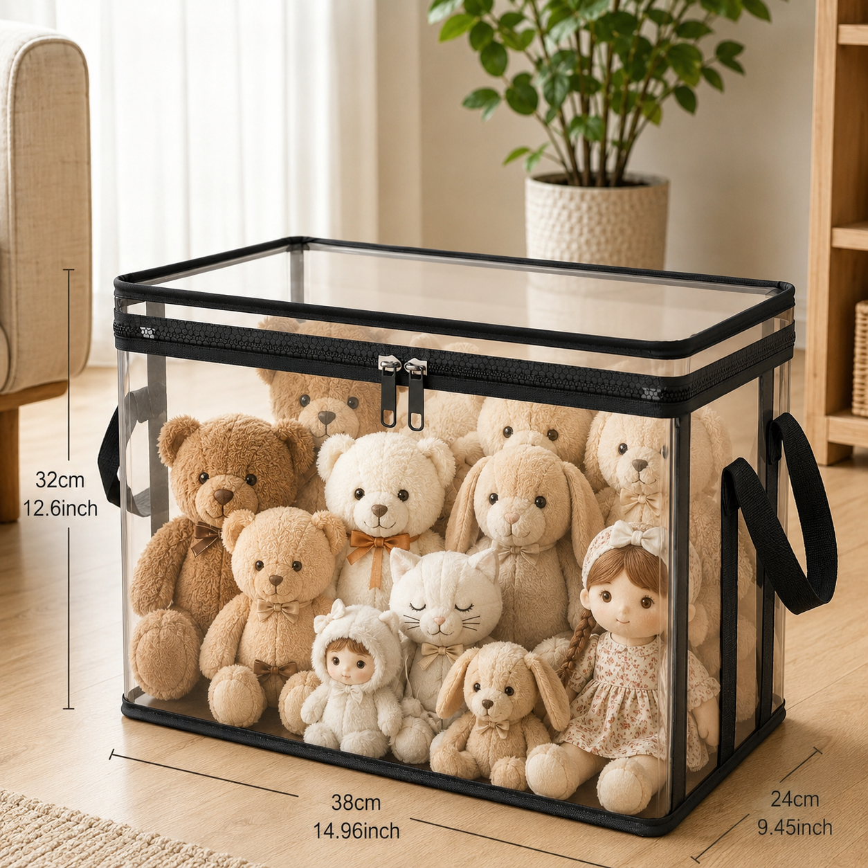 🔥Last Day 49% OFF🎁Transparent Large-Capacity Storage Bag