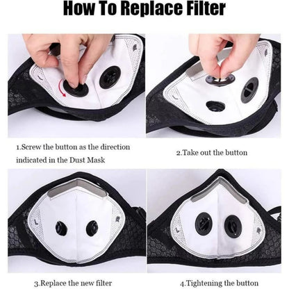 🔥LIMITED-TIME 50% OFF!💖Reusable Carbon Filter Dust Mask – Built for Active Lifestyles