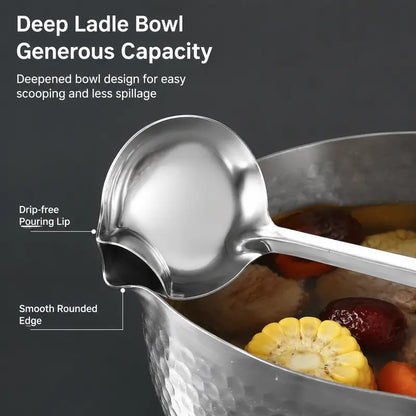 Stainless Steel Oil Separator Soup Ladle