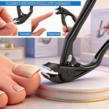 🎉 2026 Sale — Over 50,000 Sold! ✂️ Black Curved Nail Clipper – Ergonomic & Easy for Seniors 🖤