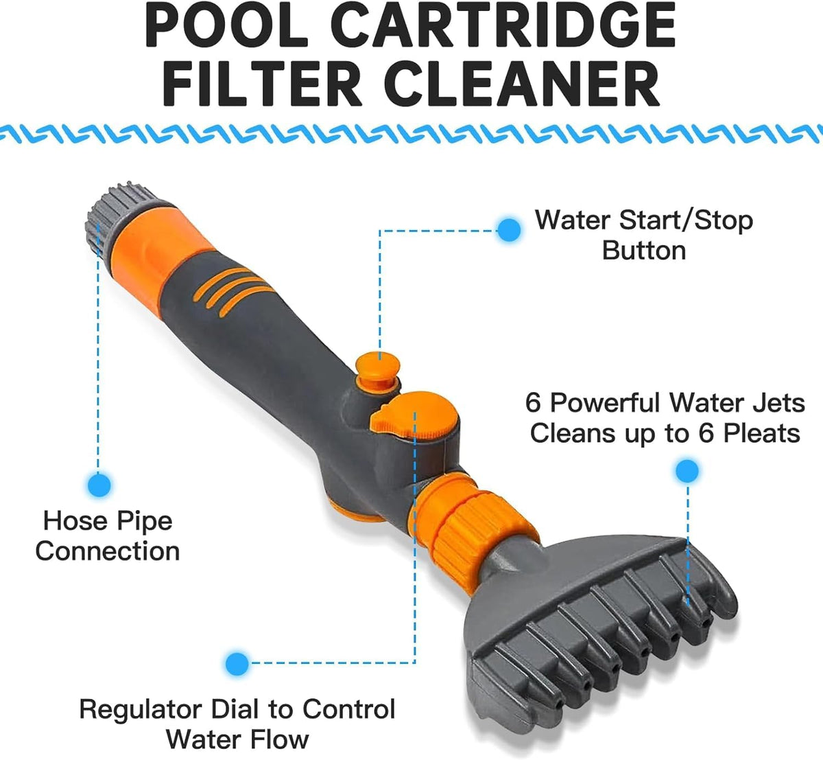 🔥 LIMITED-TIME 50% OFF -Premium Pool Filter Cartridge Cleaner