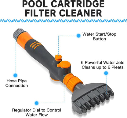 🔥 LIMITED-TIME 50% OFF -Premium Pool Filter Cartridge Cleaner