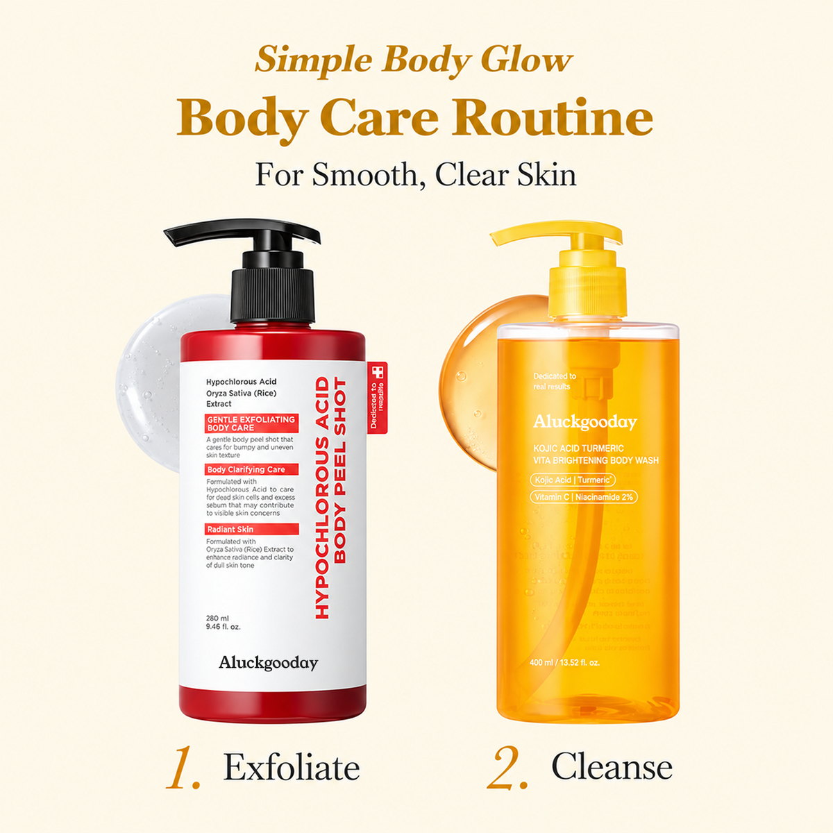 Clear Body Care Set