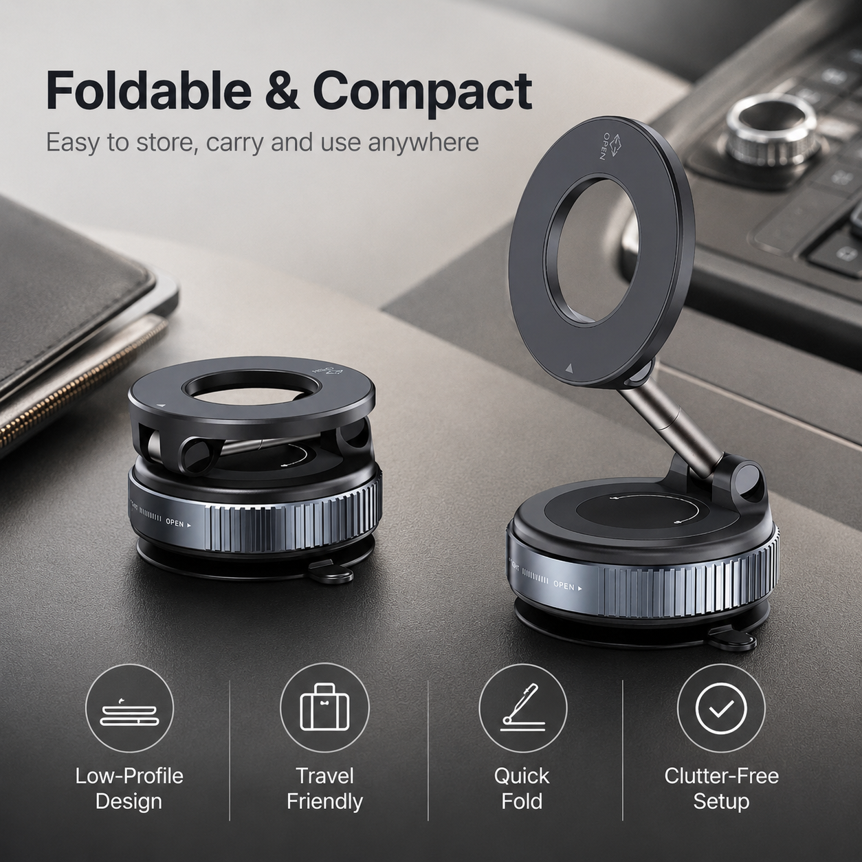 🔥Hot Sale 49% OFF🔥360° Magnetic Suction Phone Holder