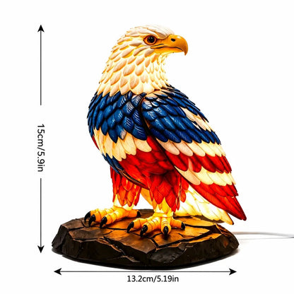 🔥 Limited Edition 🎁U.S. 250th Eagle Stained Glass Lamp