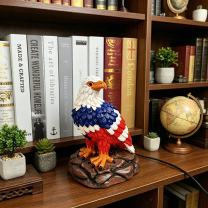 🔥 Limited Edition 🎁U.S. 250th Eagle Stained Glass Lamp