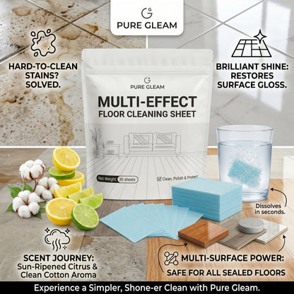 🔥LAST DAY 60% OFF🎁Multiple Effect The Floor Clean Tablets for Mopping, Quick Shine Cleaner