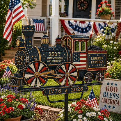 🔥 Selling Fast! 🇺🇸 250th Anniversary Liberty Express Train Wind Spinner