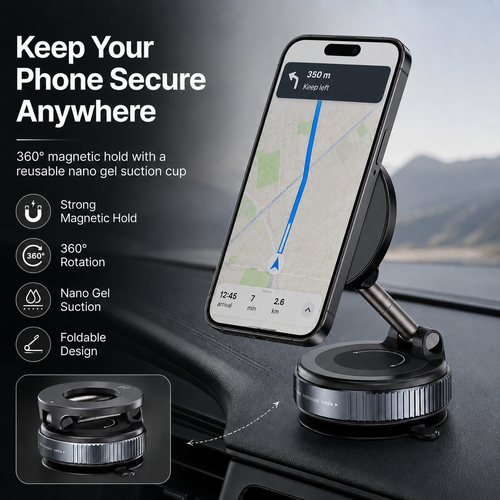🔥Hot Sale 49% OFF🔥360° Magnetic Suction Phone Holder