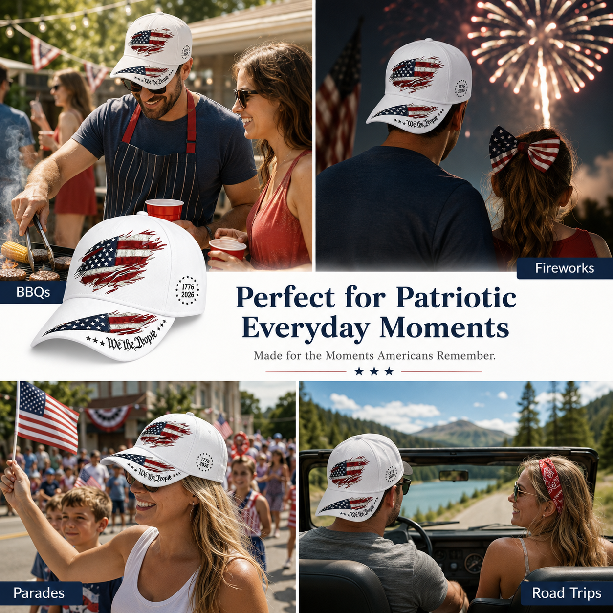🦅49% OFF🔥250th Anniversary Print Baseball Cap