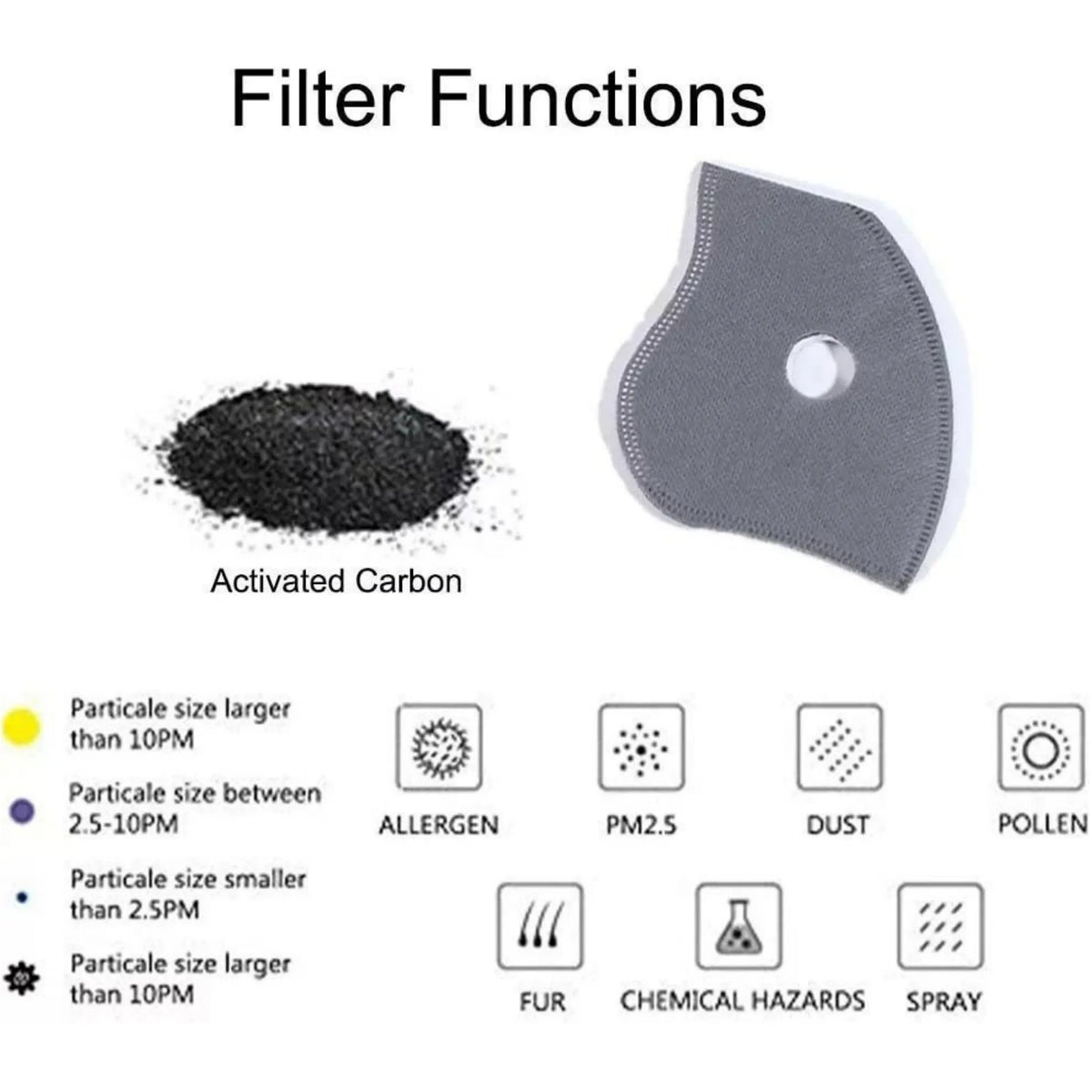 🔥LIMITED-TIME 50% OFF!💖Reusable Carbon Filter Dust Mask – Built for Active Lifestyles