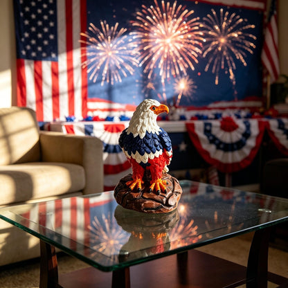 🔥 Limited Edition 🎁U.S. 250th Eagle Stained Glass Lamp