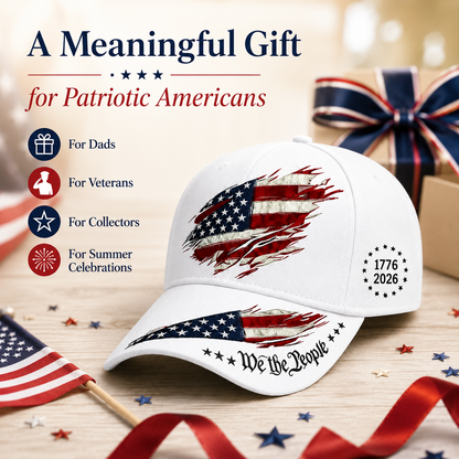🦅49% OFF🔥250th Anniversary Print Baseball Cap