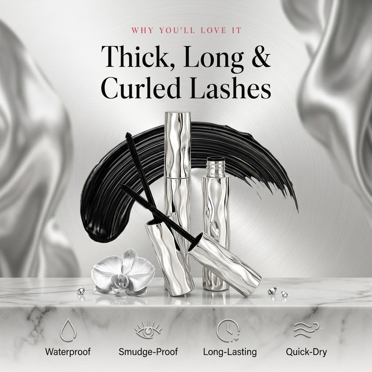 Waterproof Curling Lengthening Mascara