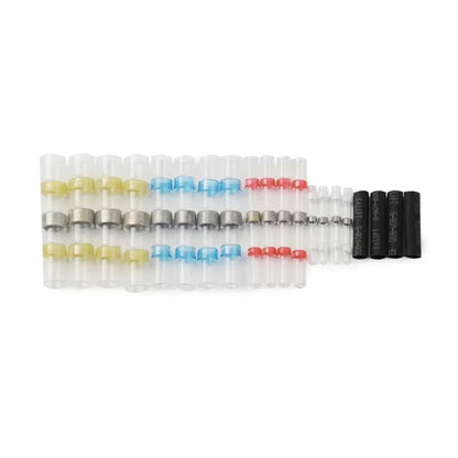 Heat Shrink Waterproof Solder Seal Butt Wire Connectors Kit