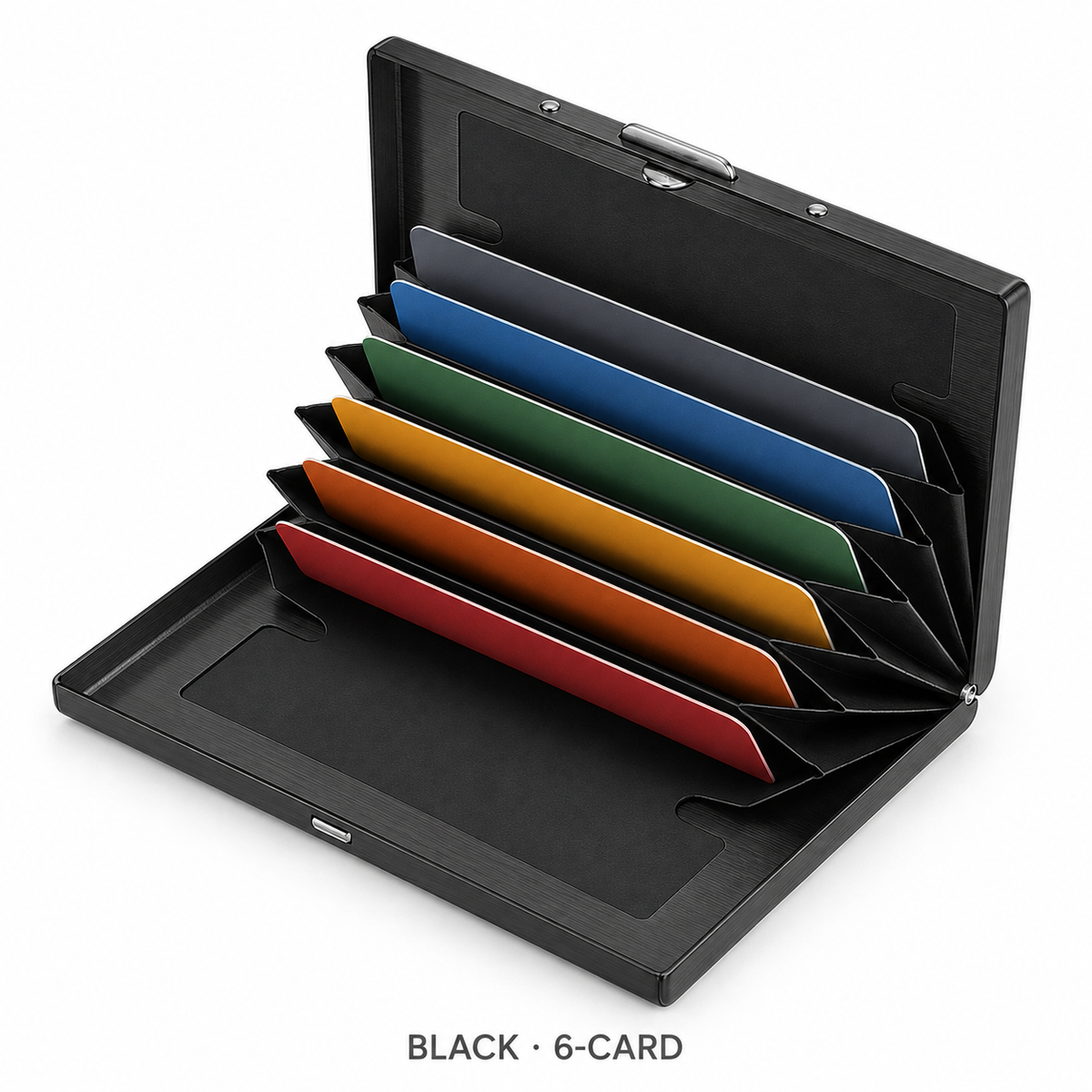 🔥HOT SALE🔥RFID-Blocking Stainless Steel Card Wallet – Organized, Secure & Pocket-Ready 🔒