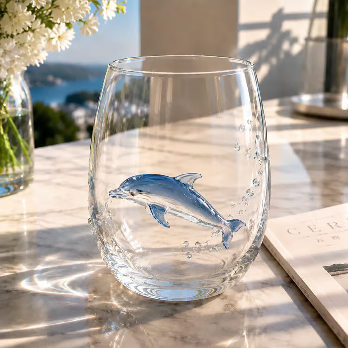Artisanal Blue Ringed Octopus Glassware