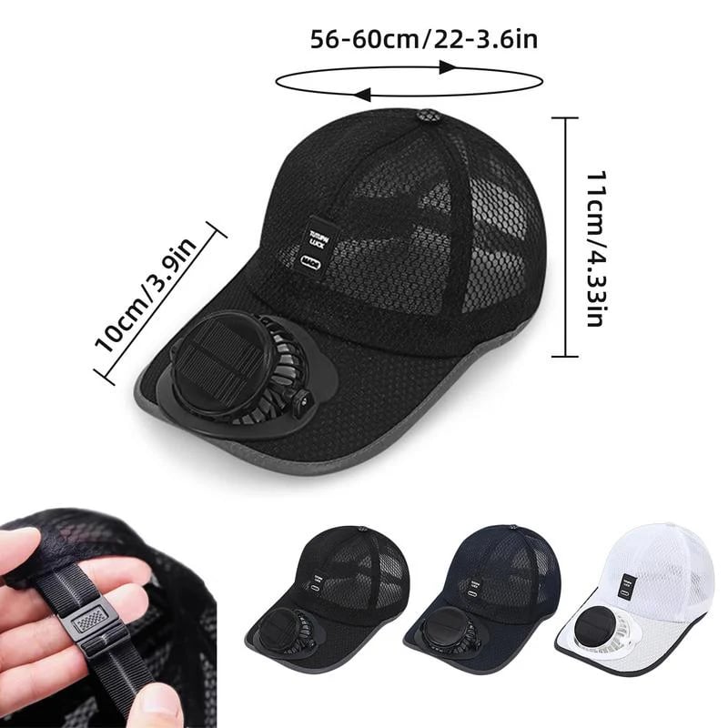 🔥Essential for high temperatures-🧢Stay Cool Under the Sun — Without Holding a Fan