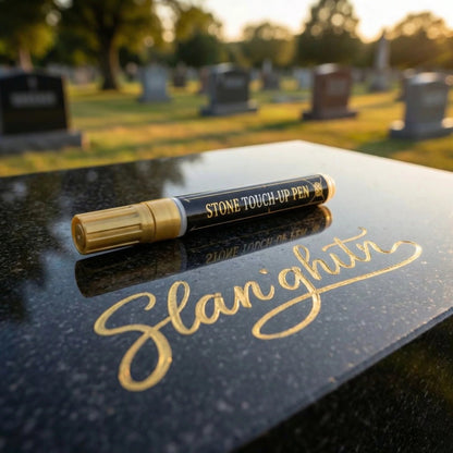 🔥LIMITED-TIME 50% OFF!🔥 🐦Golden Tombstone Marker Pen for Restoring Faded Grave Inscriptions