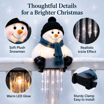🎄🎁Xmas Discount: 50% OFF - WinterGlow Icicle Light Decor ⛄