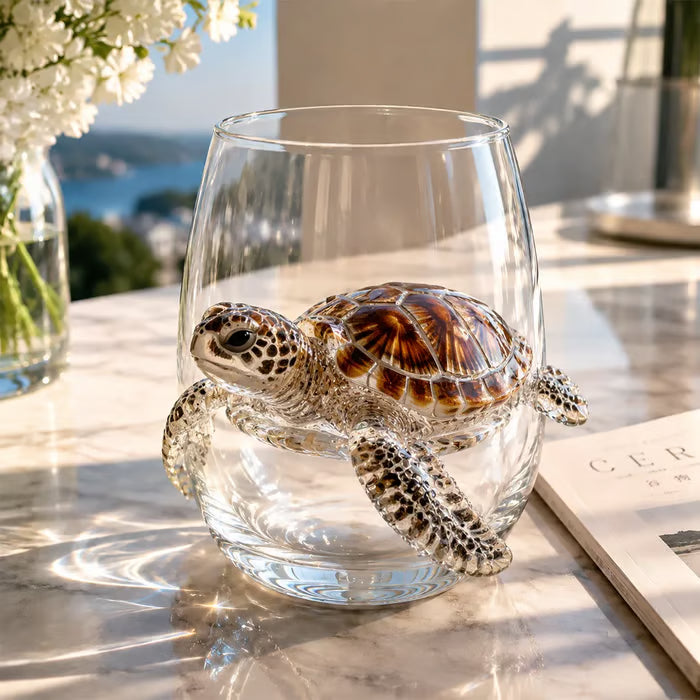 Artisanal Blue Ringed Octopus Glassware