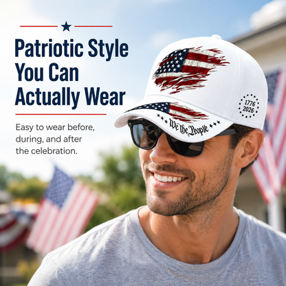 🦅49% OFF🔥250th Anniversary Print Baseball Cap