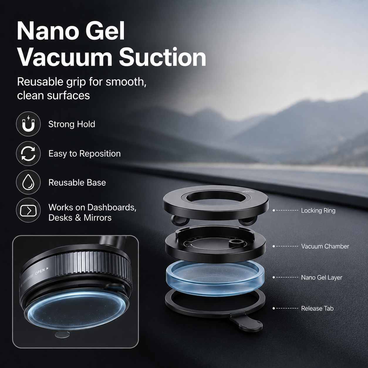🔥Hot Sale 49% OFF🔥360° Magnetic Suction Phone Holder