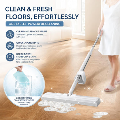 🔥LAST DAY 60% OFF🎁Multiple Effect The Floor Clean Tablets for Mopping, Quick Shine Cleaner