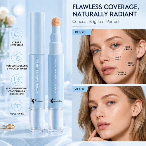 Matte Concealer Foundation Powder for Flawless Skin