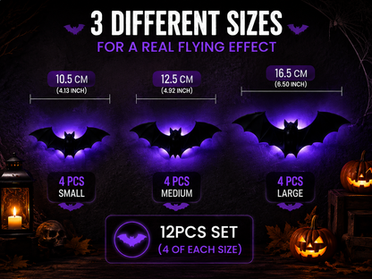 🔥Hot Sale 50% OFF🦇 3D LED Bat Light Decorations