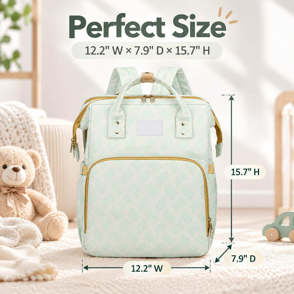 👶 Multi-Function Travel Baby Bed & Diaper Backpack