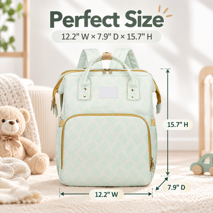 👶 Multi-Function Travel Baby Bed & Diaper Backpack