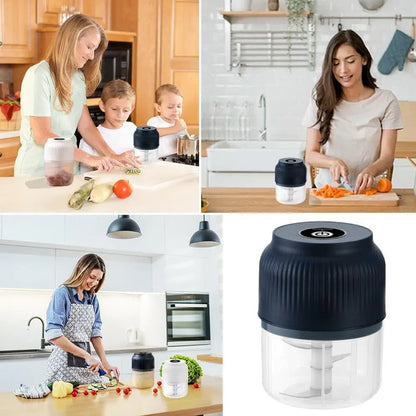 ⚡ Cordless Mini Food Chopper – Chop, Mince & Blend in Seconds
