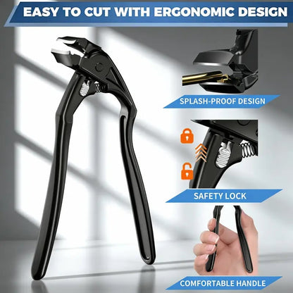 🎉 2026 Sale — Over 50,000 Sold! ✂️ Black Curved Nail Clipper – Ergonomic & Easy for Seniors 🖤