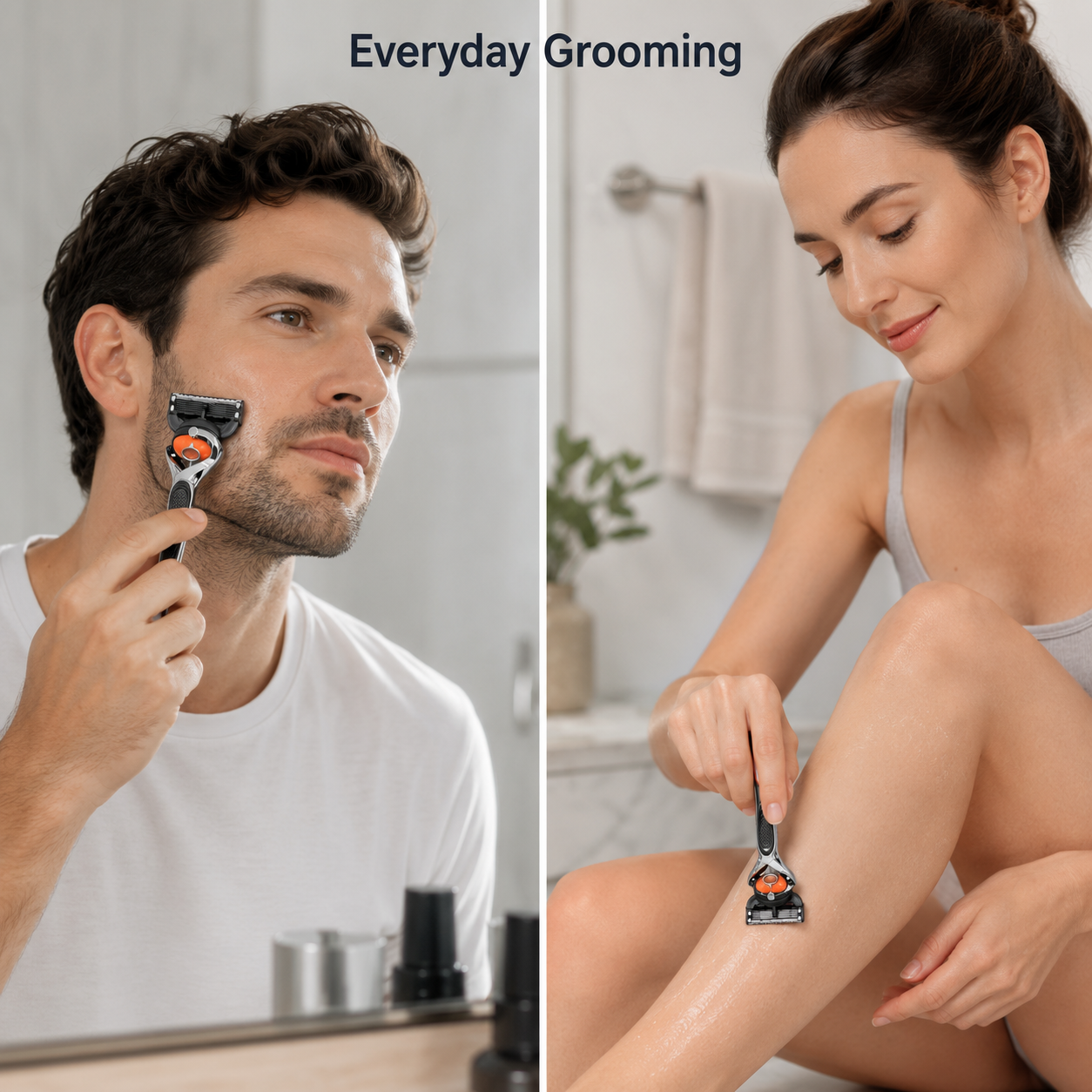 🔥Hot Sale 60% OFF 🎁6-Layer Pivoting Razor Refill Set + Handle – Ultra-Sharp Stainless Blades for Smooth Shave