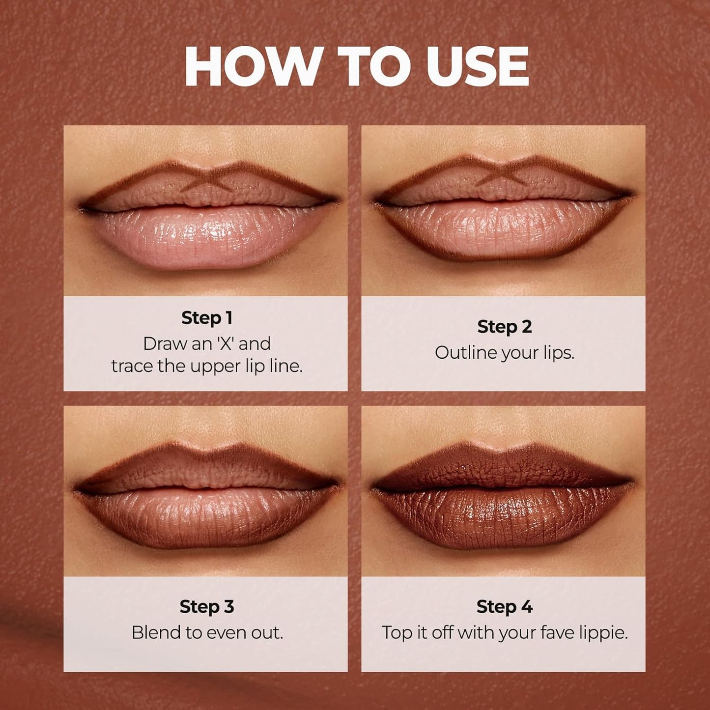 Easy Glide Lip Liner — Creamy, Blendable Color with Smooth Application