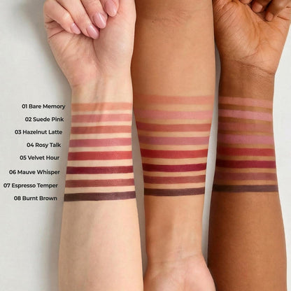 Easy Glide Lip Liner — Creamy, Blendable Color with Smooth Application