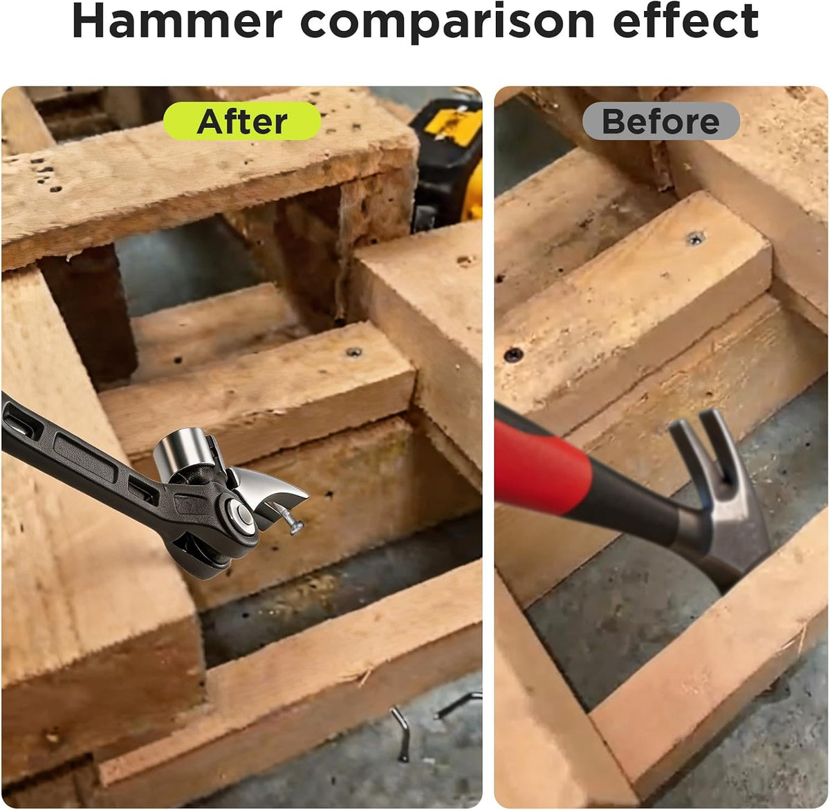 KERVAXO MagClaw Hammer | Magnetic Nail Holder & Adjustable Claw
