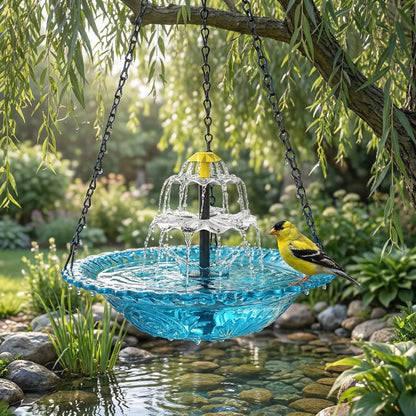 🔥🔥Solar Cascade Hanging Bird Bath Fountain🎁Buy 2 Free Shipping