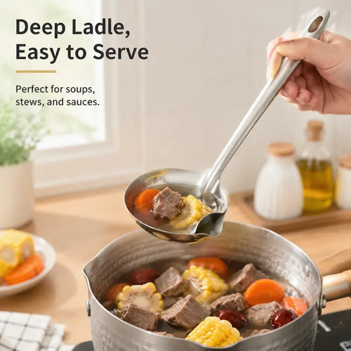 Stainless Steel Oil Separator Soup Ladle