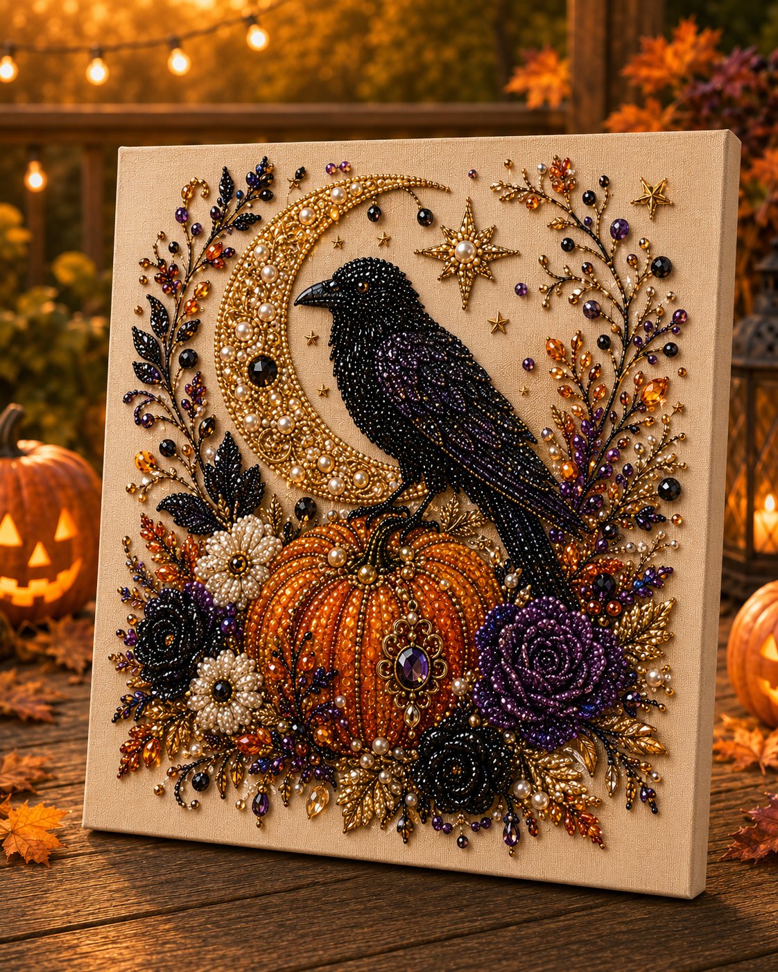 🔥LAST DAY 60% OFF🎁👻 Halloween Pearl Art DIY Kit – Create a Spooky-Cute Masterpiece